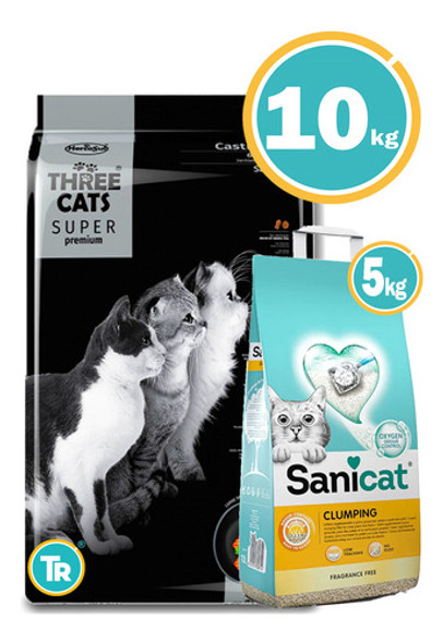 Comida Gato Threecats Premium Castrados Salmón + Regalo 1 Comida Gato Threecats Premium Castrados Salmón + Regalo 1
