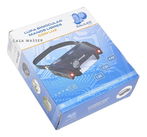 Lupa Binocular Manos Libres Vincha 7410 0