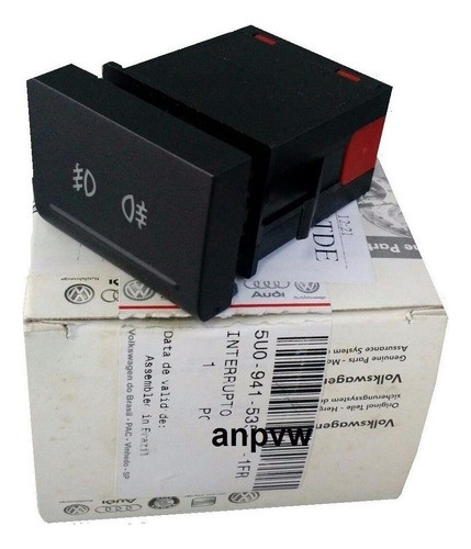 Tecla Faro Neblinero Gol Trend 2010 2011 2012 1