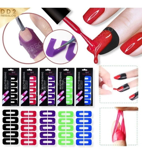 Protector De Bordes Para Uñas Esmaltes Peel Off Tape Nail 1