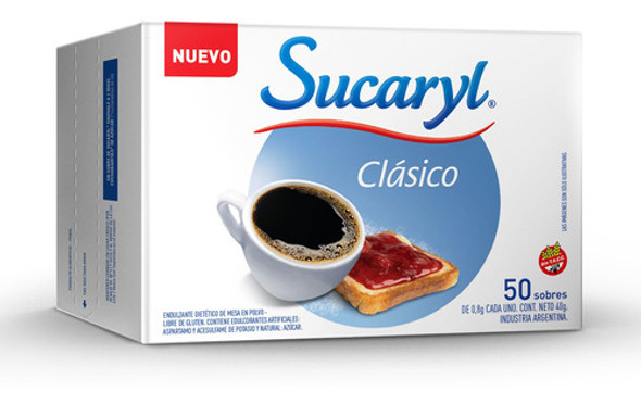 5un Sucaryl Edulcorante Clasico 50 Sobres 0