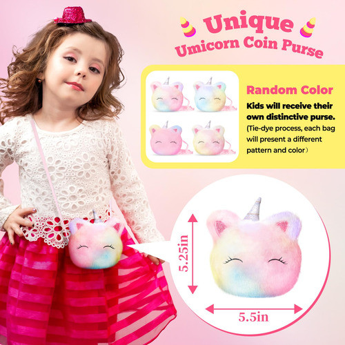 Kit De Maquiagem Uloveme Kids Para Meninas Com Bolsa De Moed 1