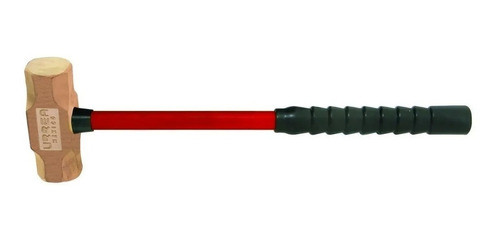 Martillo Maza De Bronce 1kgs Fibra De Vidrio Antichispa 0