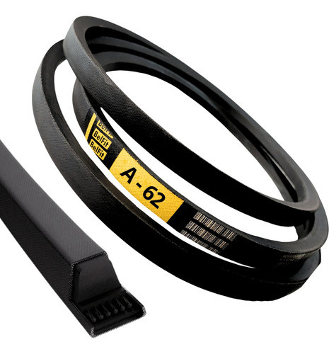 Kit C/ 5 Correia Industrial Em V Perfil A Mod A-62 Beltools 0