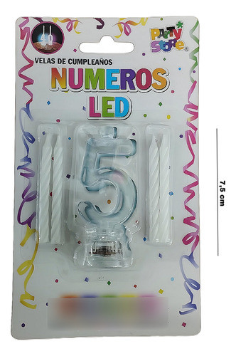 Vela Luminosa Led Con 4 Velitas X1 Nº5 1