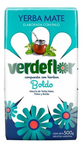 Pack X 12 Unid Yerba  Con Boldo 500 Gr Verdeflor Yerbas 0