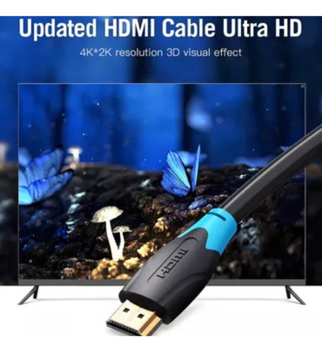 Cable Hdmi 4k 3 Metros Marca Vention Para Xbox Ps5 Premium 1