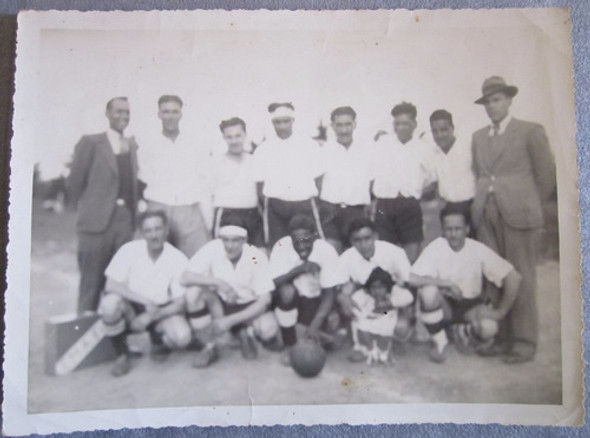 Antigua Fotografia Original De Futbol 0