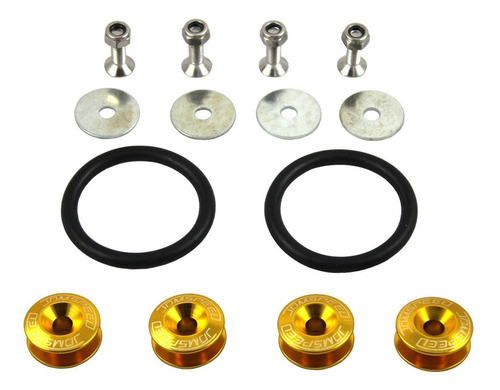 Jdmspeed Cnc Billete Parachoques Tronco Liberación Sujetador 0