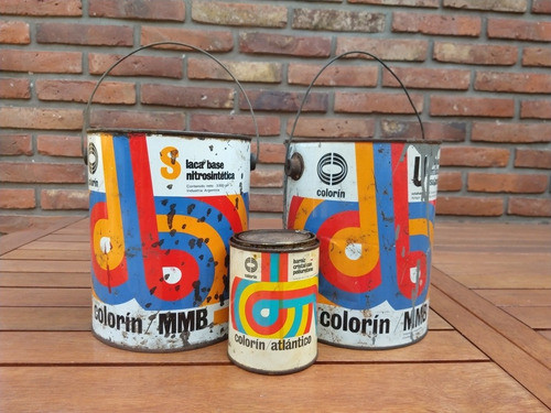 Antiguas Latas De Colorin 0