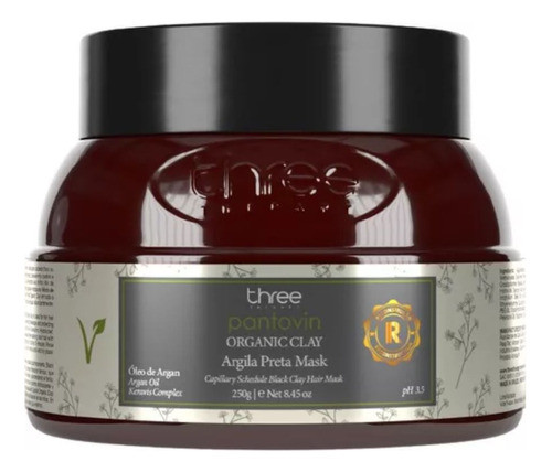 Cronograma Pantovin: Argila, Preta Orgânica 250 G 0