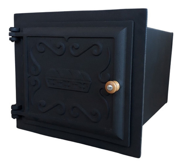 Kit Forno Frente Ferro Fundido Pequeno+ Chapa 4 Furos Paraná 1