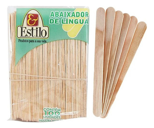 Abaixador De Língua 100unidades 0