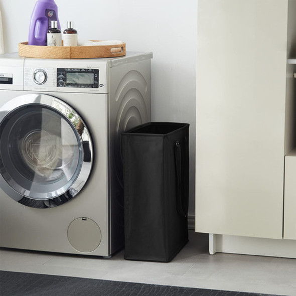 Cesta De Lavanderia Delgada Con Asas Largas Ajustables, Cest 1