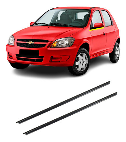 Jogo Borracha Pestana Externa Dianteira Celta 4 Portas 0