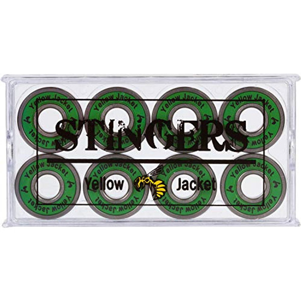 8x Rulemanes Para Skate Abec 11 608 Yellow Jacket - Verde 1 8x Rulemanes Para Skate Abec 11 608 Yellow Jacket - Verde 1
