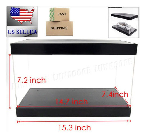 Estados Unidos 14,7  L Plexiglás Acrílico Plástico Vitrina G 1