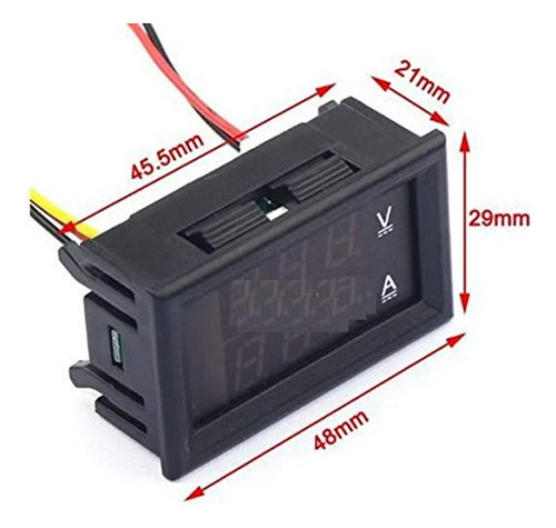 Voltimetro Amperimetro Dc 100v 100a Con Shunt 100a 1