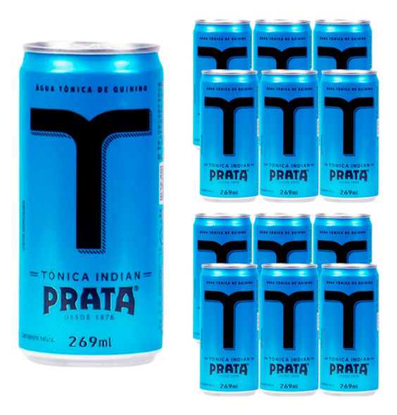 Água Tônica Prata Indian Lata 269ml 12 Un. 1