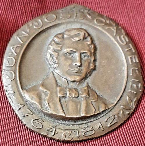 Medalla Juan José Castelli Independencia Mayo 1810 1910 0