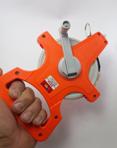 Cinta Metrica Agrimensor 30 Metros Manivela Plegable 1