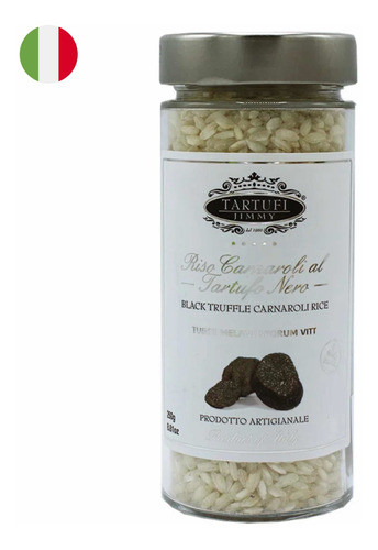Arroz Carnaroli Com Trufa Negra Tartufi Jimmy 250g 0