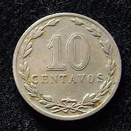 Argentina 10 Centavos 1918 Muy Bueno Cj 106 1