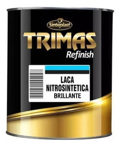 Laca Nitrosintetico Negro Brillante X 4 Lt. Autos Muebles 0