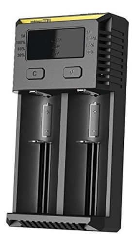 Cargador Intellicharge Nitecore I2 Para Batería 18650 Aaa Aa 0