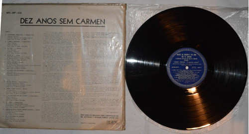 Carmen Miranda 10 Anos Sem Carmen Mis Rj Lp Raro 1
