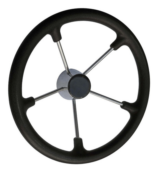 Rueda De Timón Acero Inoxidable Recubierta De Goma Ø 40cm 0