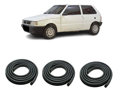 Fiat Uno  S  3 Puertas Burletes De Puertas + Baul (los 3) 0