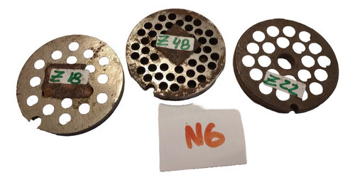 Disco Para Maquina Picadora Picar Carne Manual  N 6 ( 53mm ) 0