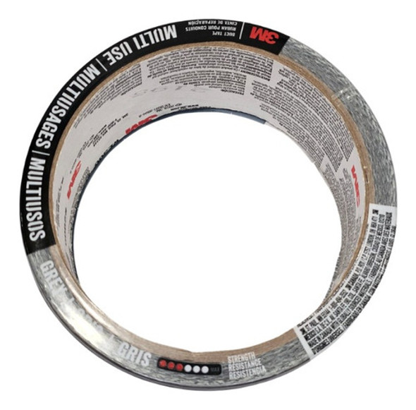 Pack X4 Cinta Multiproposito 3m Ducttape 3903 50mmx9m Gris 1