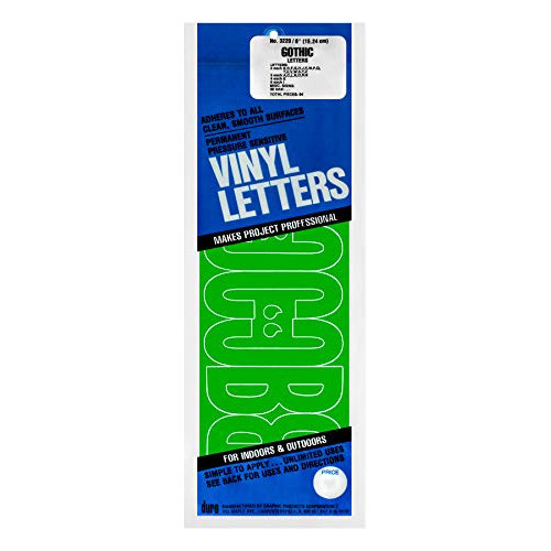Productos Gráficos Permanentes Vinilo Calcomanía Letras 94pk 0
