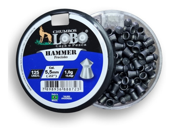 Chumbinho Hammer 5.5 Mm Marca Lobo (kit Com 10 Cx)*promoção* 0