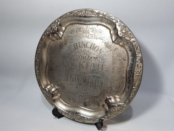 Antigua Botella San Martín Cocktail + Bandeja Publ Mag 57249 1 Antigua Botella San Martín Cocktail + Bandeja Publ Mag 57249 1