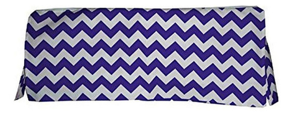 Baby Doll Chevron Falda De Cuna / Volante De Polvo, Ciruela 0