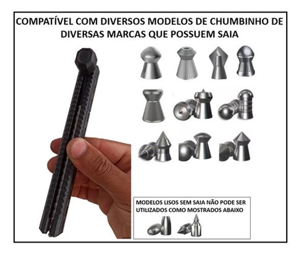 Porta Chumbinho 5.5 Com Carregamento Rápido Carabina Chumbim 1