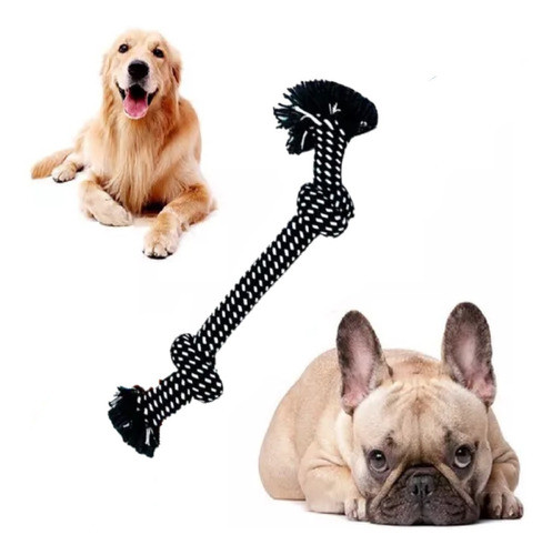 Brinquedo Pet Rope Mordedor Corda Interativo Trançada Caes 0