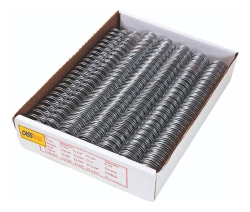 Wire-o Para Encadernação 2x1 A4 Prata 5/8 Para 120 Fls 50un 0