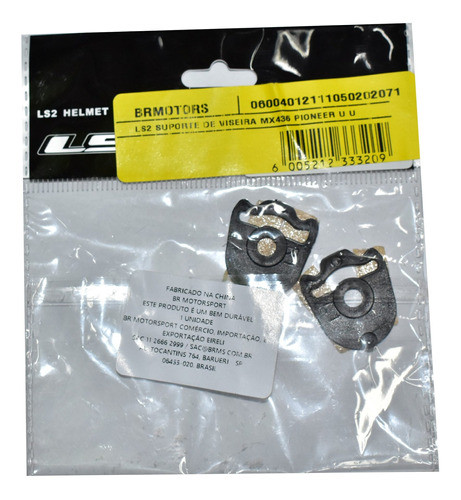 Kit Fixação Fixador Reparo Capacete Ls2 Mx436 Pioneer 1