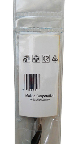 Mecha Para Madera Makita D-07076 8mm X 117mm 3 Puntas Mkb 1