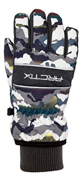 Luvas De Esqui Isoladas Arctix Kids Whiteout Brancas Multi 0