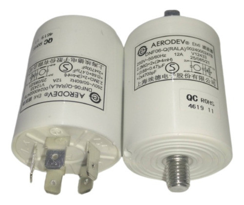 Condensador (capacitor) De Entrada - Antirruído  5 Contactos 0