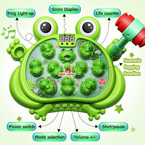 Juego Whack A Frog, Juguetes Para Niños Y Niños Pequeños De 1