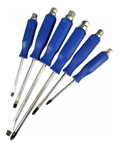 Juego Destornillador Golpe 6 Piezas Mecanica Profesional 0
