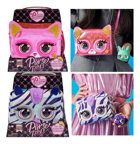 Cartera Purse Pets Interactiva Metalizada Caffaro 700m 0