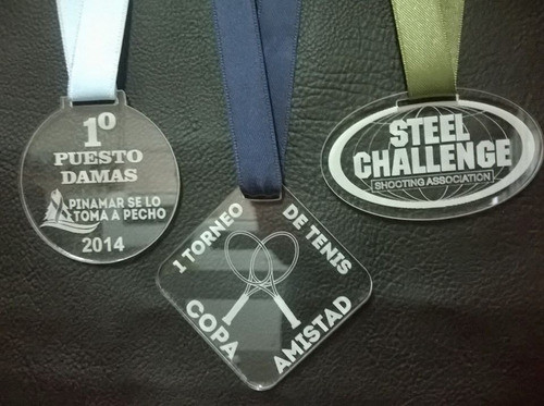 Medallas De Acrilico X20 Unidades - Para Torneos, Entregas 1