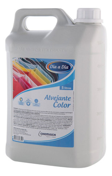 Alvejante Color 5l Rende 100ml Pra 5kg De Roupa Por Lavagem 0